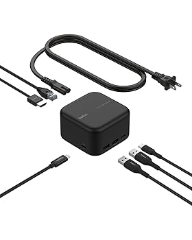 Amazon.com: Belkin Connect USB-C 6-in-1 Core GaN Dock 130W